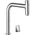 Hansgrohe Metris Select M71 2-Hole Single Lever Kitchen Mixer 200 with Pull-Out Spray and Sbox, 2 Spray Modes - Unbeatable Bathrooms