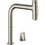 Hansgrohe Metris Select M71 2-Hole Single Lever Kitchen Mixer with Pull-Out Spray - Stainless Steel - Unbeatable Bathrooms