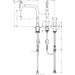 Hansgrohe Metris Select M71 2-Hole Single Lever Kitchen Mixer with Pull-Out Spray - Stainless Steel - Unbeatable Bathrooms