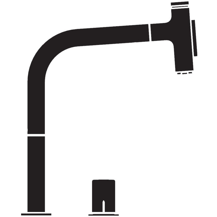 Hansgrohe Metris Select M71 2-Hole Single Lever Kitchen Mixer with Pull-Out Spray - Stainless Steel - Unbeatable Bathrooms