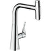 Hansgrohe Metris Select M71 Single Lever Kitchen Mixer with Pull-Out Spray - Unbeatable Bathrooms