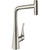 Hansgrohe Metris Select M71 Single Lever Kitchen Mixer with Pull-Out Spray - 73820000 - Unbeatable Bathrooms
