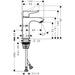 Hansgrohe Metris Single Lever Basin Mixer 100 For Handrinse Basins with Pop-Up Waste Set - Chrome - Unbeatable Bathrooms
