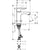 Hansgrohe Metris Single Lever Basin Mixer 110 Min. 0.5 Bar Without Waste - Chrome - Unbeatable Bathrooms