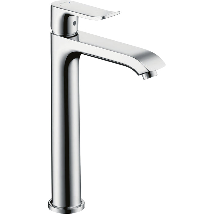 Hansgrohe Metris Single Lever Basin Mixer 200 with Pop-Up Waste - Chrome - Unbeatable Bathrooms