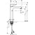 Hansgrohe Metris Single Lever Basin Mixer 200 Without Waste - Chrome - Unbeatable Bathrooms