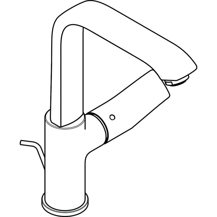 Hansgrohe Metris Single Lever Basin Mixer 230 with Pop-Up Waste - Chrome - Unbeatable Bathrooms
