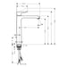 Hansgrohe Metris Single Lever Basin Mixer 260 For Wash Bowls with Pop-Up Waste - Chrome - Unbeatable Bathrooms