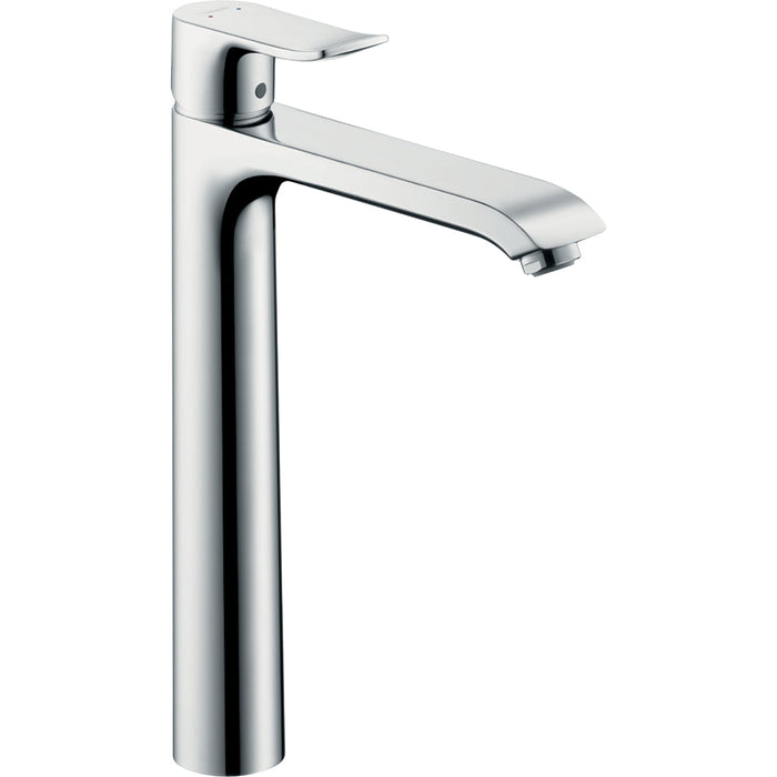 Hansgrohe Metris Single Lever Basin Mixer 260 For Wash Bowls Without Waste - Chrome - Unbeatable Bathrooms