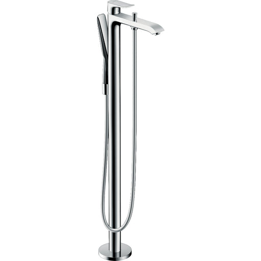 Hansgrohe Metris Single Lever Bath Mixer Floor Standing - Chrome - Unbeatable Bathrooms