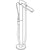 Hansgrohe Metris Single Lever Bath Mixer Floor Standing - Chrome - Unbeatable Bathrooms