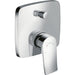 Hansgrohe Metris Single Lever Manual Bath Mixer Soft Cube For Concealed Installation with Integrated Backflow Prevention - Chrome - Unbeatable Bathrooms