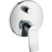 Hansgrohe Metris Single Lever Manual Bath Mixer Round For Concealed Installation with Integrated Backflow Prevention - Chrome - Unbeatable Bathrooms