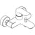 Hansgrohe Metris Single Lever Manual Bath Mixer For Exposed Installation - Chrome - Unbeatable Bathrooms