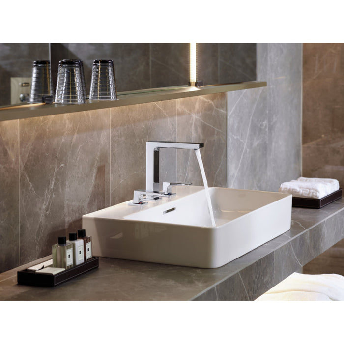 Hansgrohe Metropol 3-Hole Basin Mixer 160 with Lever Handles and Push-Open Waste - Unbeatable Bathrooms