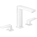 Hansgrohe Metropol 3-Hole Basin Mixer 160 with Lever Handles and Push-Open Waste - Unbeatable Bathrooms