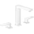 Hansgrohe Metropol 3-Hole Basin Mixer 160 with Lever Handles and Push-Open Waste - Unbeatable Bathrooms