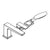 Hansgrohe Metropol 3-Hole Rim-Mounted Single Lever Bath Mixer with Lever Handle For Secuflex - Chrome - Unbeatable Bathrooms