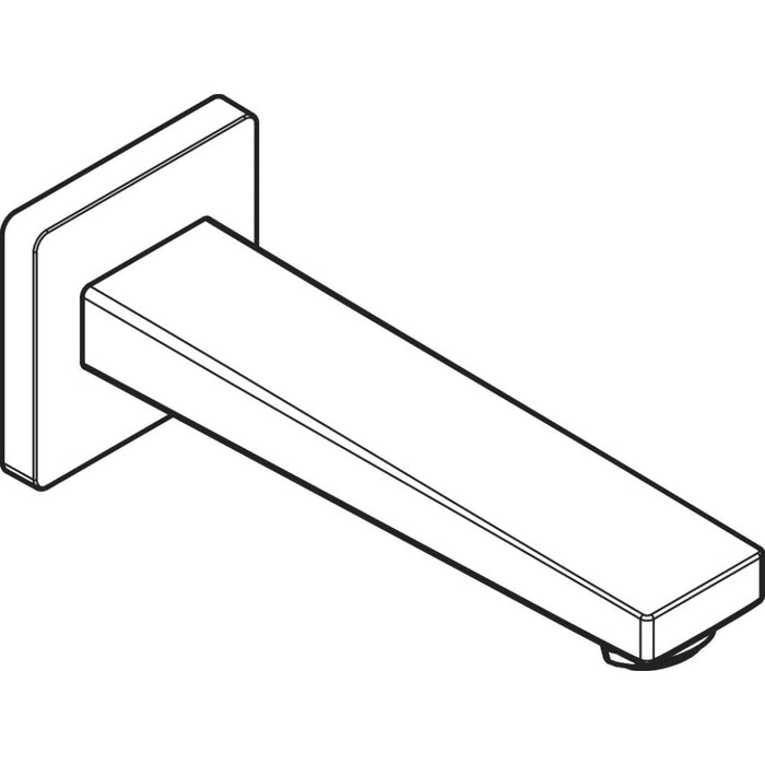 Hansgrohe Metropol Bath Spout 167 mm - Chrome - Unbeatable Bathrooms