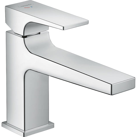 Hansgrohe Metropol Single Lever Basin Mixer 100 Coolstart with Lever Handle and Push-Open Waste - Chrome - Unbeatable Bathrooms