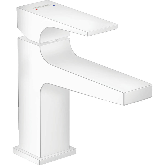 Hansgrohe Metropol Single Lever Basin Mixer 100 with Lever Handle For Handrinse Basins with Push-Open Waste Set - Unbeatable Bathrooms