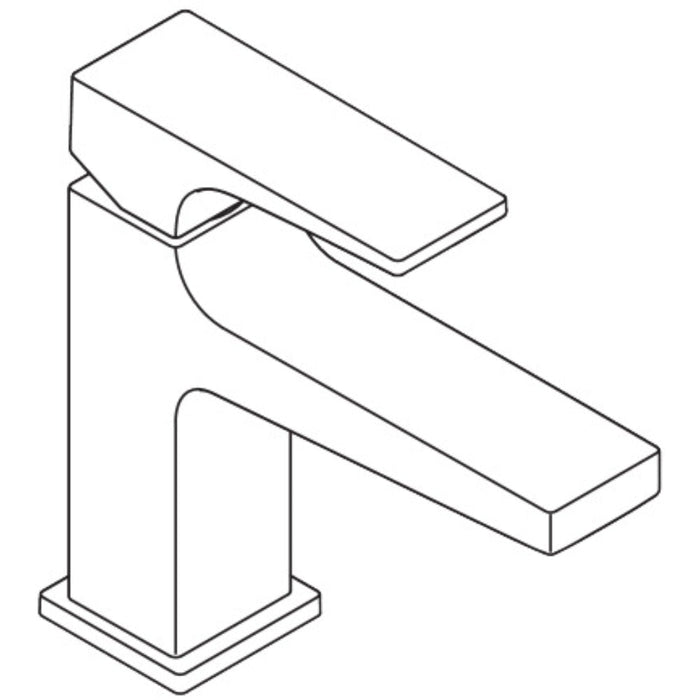 Hansgrohe Metropol Single Lever Basin Mixer 100 with Lever Handle For Handrinse Basins with Push-Open Waste Set - Unbeatable Bathrooms
