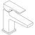 Hansgrohe Metropol Single Lever Basin Mixer 100 with Lever Handle For Handrinse Basins with Push-Open Waste Set - Unbeatable Bathrooms