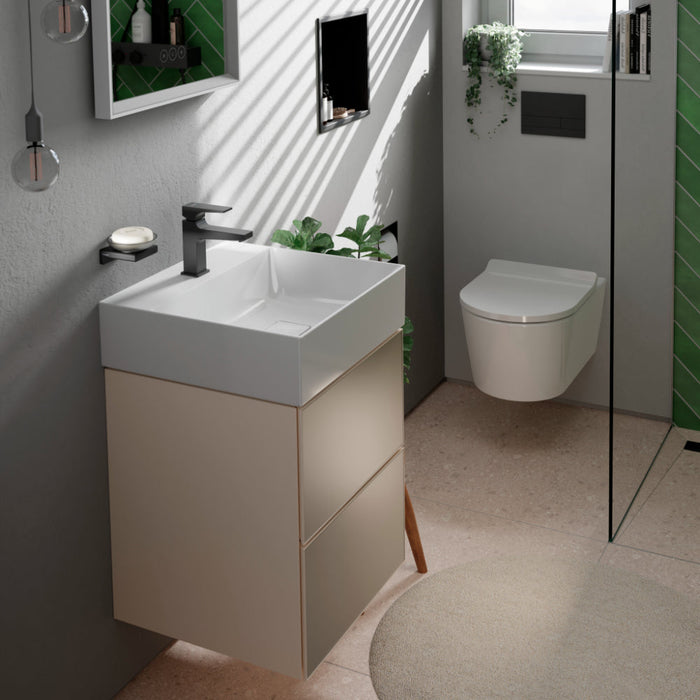 Hansgrohe Metropol Single Lever Basin Mixer 100 with Lever Handle For Handrinse Basins with Push-Open Waste Set - Unbeatable Bathrooms