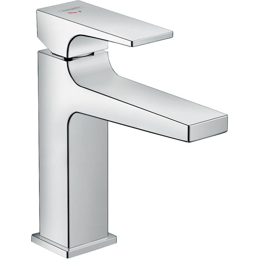 Hansgrohe Metropol Single Lever Basin Mixer 110 Coolstart with Lever Handle and Push-Open Waste - Chrome - Unbeatable Bathrooms