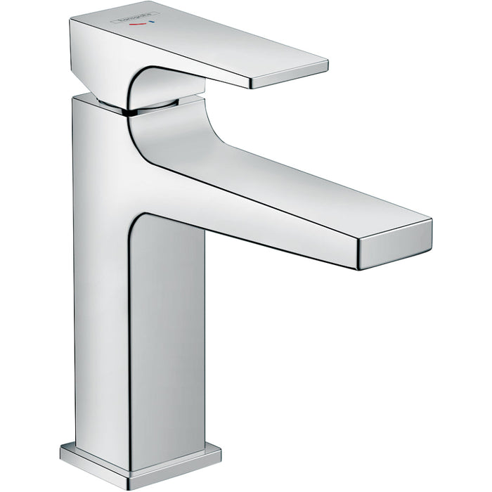 Hansgrohe Metropol Single Lever Basin Mixer 110 Coolstart with Lever Handle and Push-Open Waste - Chrome - Unbeatable Bathrooms