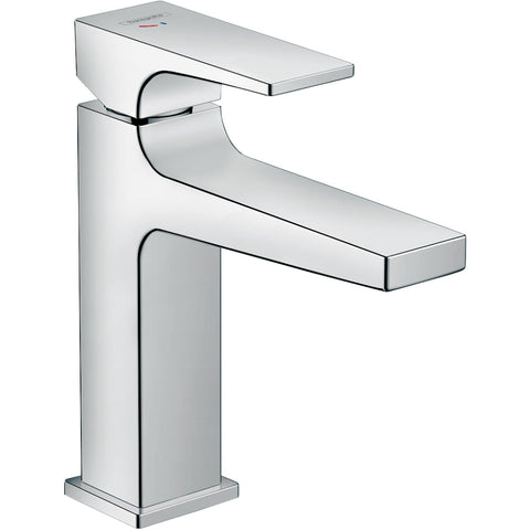 Hansgrohe Metropol Single Lever Basin Mixer 110 Coolstart with Lever Handle and Push-Open Waste - Chrome - Unbeatable Bathrooms