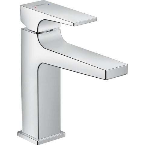 Hansgrohe Metropol Single Lever Basin Mixer 110 with Lever Handle and Pop-Up Waste - Chrome - Unbeatable Bathrooms