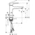 Hansgrohe Metropol Single Lever Basin Mixer 110 with Lever Handle and Pop-Up Waste - Chrome - Unbeatable Bathrooms