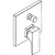 Hansgrohe Metropol Single Lever Manual Bath Mixer For Concealed Installation with Lever Handle and Integrated Backflow Prevention - Unbeatable Bathrooms