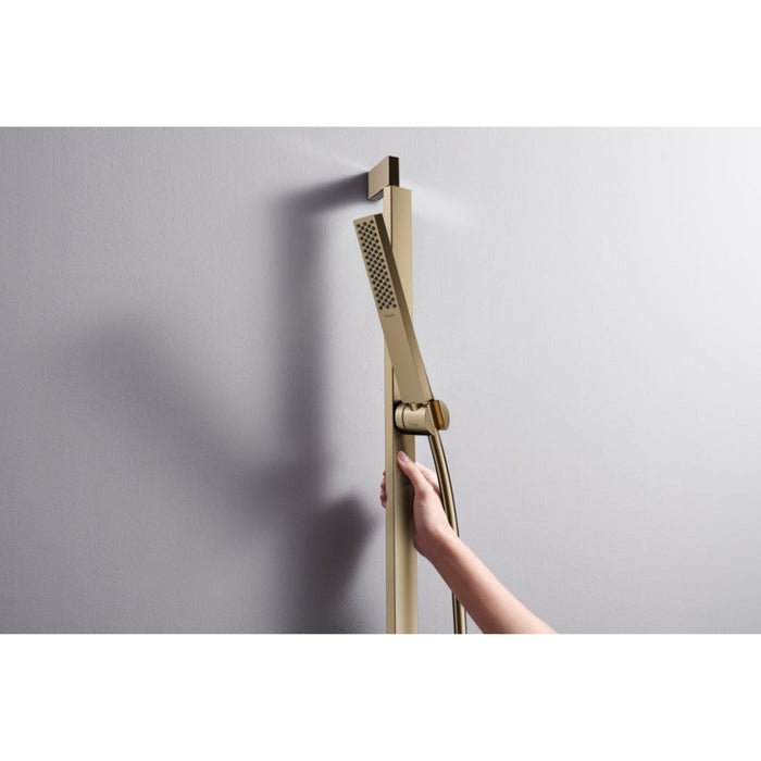 Hansgrohe Pulsify E Baton Hand Shower 100 1Jet Ecosmart+ - Unbeatable Bathrooms