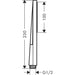 Hansgrohe Pulsify E Baton Hand Shower 100 1Jet Ecosmart - Unbeatable Bathrooms