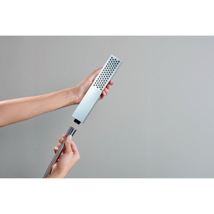 Hansgrohe Pulsify E Baton Hand Shower 100 1Jet Ecosmart+ - Unbeatable Bathrooms