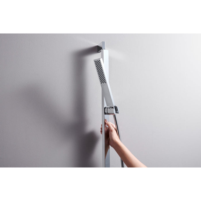 Hansgrohe Pulsify E Shower Set 100 1Jet Ecosmart with Shower Bar 90 cm - Unbeatable Bathrooms