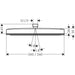 Hansgrohe Pulsify E Overhead Shower 260 1Jet Ecosmart - Unbeatable Bathrooms