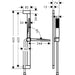 Hansgrohe Pulsify E Shower Set 100 1Jet Ecosmart+ with Shower Bar 65 cm - Unbeatable Bathrooms