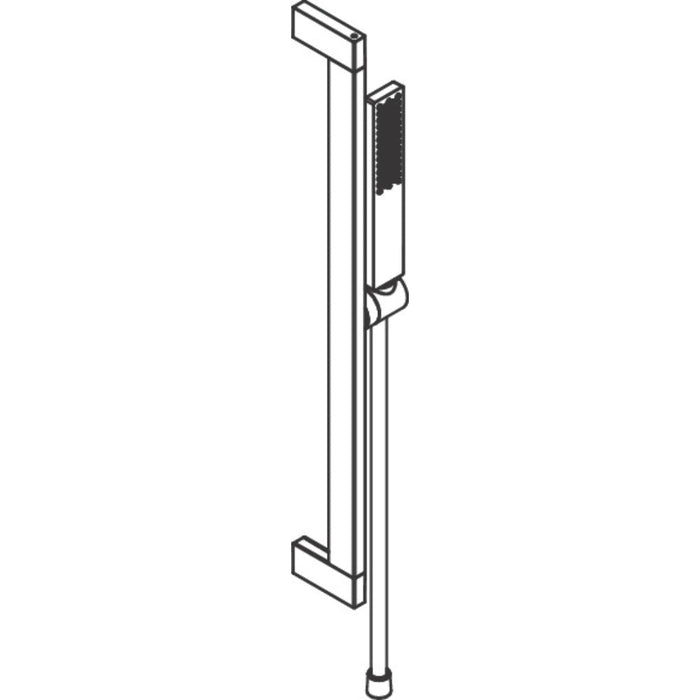 Hansgrohe Pulsify E Shower Set 100 1Jet Ecosmart with Shower Bar 65 cm - Unbeatable Bathrooms