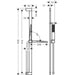 Hansgrohe Pulsify E Shower Set 100 1Jet Ecosmart with Shower Bar 90 cm - Unbeatable Bathrooms