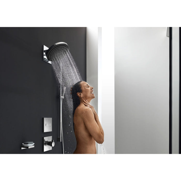 Hansgrohe Pulsify S Overhead Shower 260 2Jet with Wall Connector - Unbeatable Bathrooms