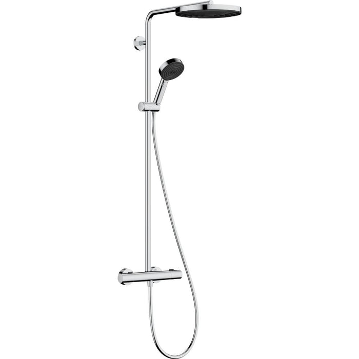 Hansgrohe Pulsify S Puro Showerpipe 260 1Jet Ecosmart with Ecostat Fine and Hand Shower 3Jet - Unbeatable Bathrooms