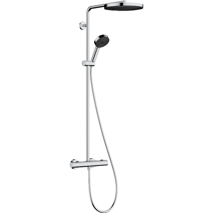 Hansgrohe Pulsify S Puro Showerpipe 260 1Jet with Ecostat Fine and Hand Shower 3Jet - Unbeatable Bathrooms