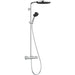 Hansgrohe Pulsify S Puro Showerpipe 260 1Jet Ecosmart with Ecostat Fine and Hand Shower 3Jet - Unbeatable Bathrooms