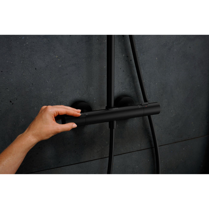 Hansgrohe Pulsify S Puro Showerpipe 260 1Jet with Ecostat Fine - Unbeatable Bathrooms