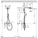 Hansgrohe Pulsify S Puro Showerpipe 260 1Jet with Ecostat Fine - Unbeatable Bathrooms