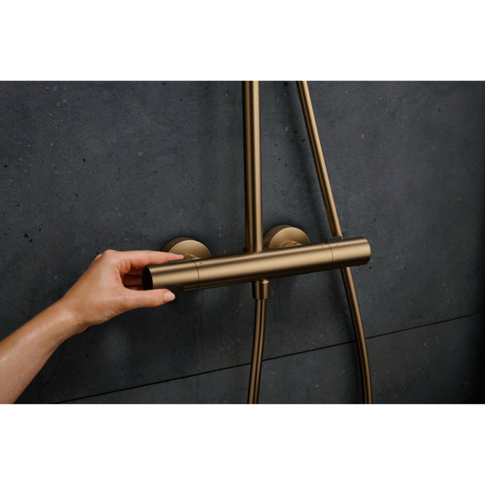 Hansgrohe Pulsify S Puro Showerpipe 260 1Jet Ecosmart with Ecostat Fine and Hand Shower 3Jet - Unbeatable Bathrooms