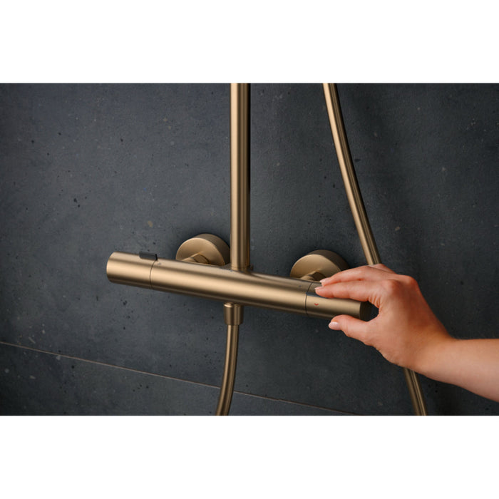 Hansgrohe Pulsify S Puro Showerpipe 260 1Jet with Ecostat Fine and Hand Shower 3Jet - Unbeatable Bathrooms